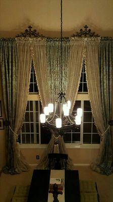 We also make custom window treatments