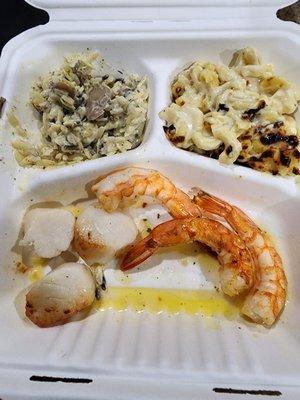 Scallops and Shrimp platter Shrimp & Scallop Combo Broiled or Fried