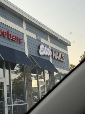 Outside of nail salon