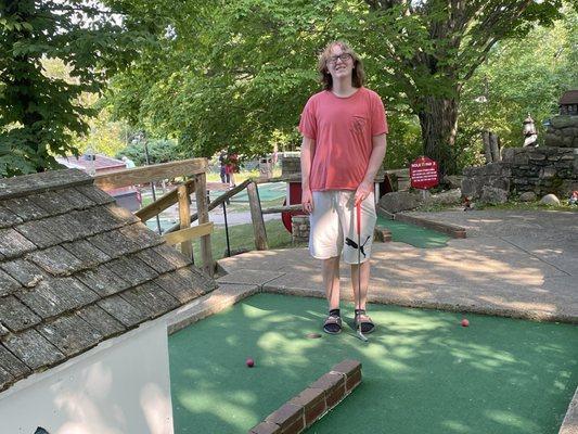 Red Putter Mini Golf