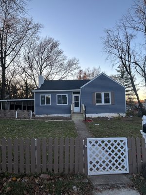 new roofing and exterior paint