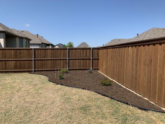 Flower bed installation