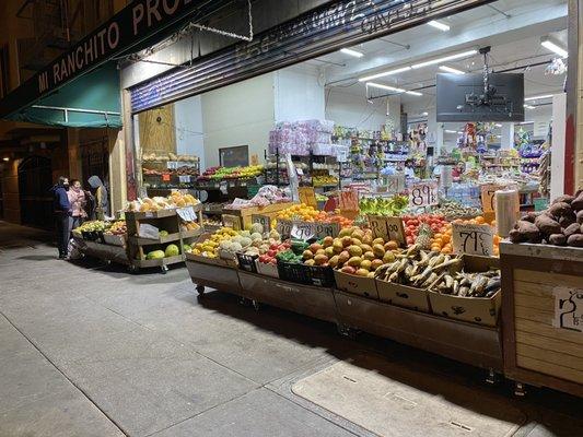 Front of the market