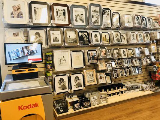 Photo frames and a Kodak kiosk