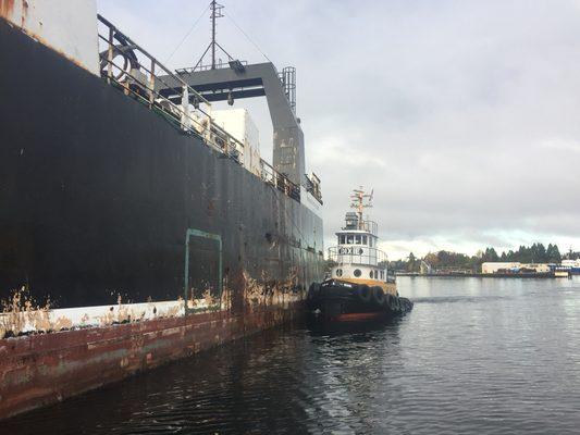 Tug Dixie shifting Highland Light