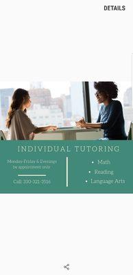 Tutoring and classes for all ages.