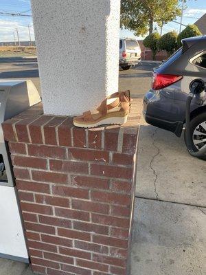 Oops! Someone forgot their shoe!!