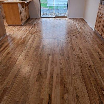 Hardwood refinishing