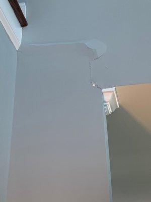 Larger loadbearing wall crack