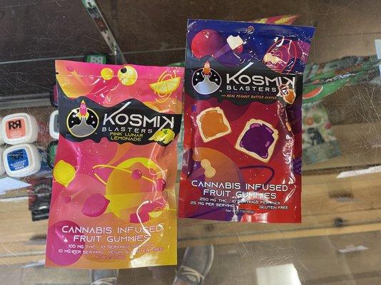 Kosmik gummies at Fire Leaf - The Village