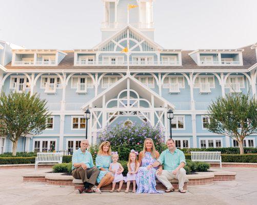 Family shoot at Disney World