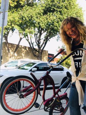 Burbank Bike helped me get little Red safe, polished up and ready to roll, right away.