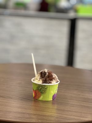 Small tiramisu gelato