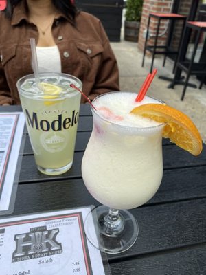 Pina colada, lemonade