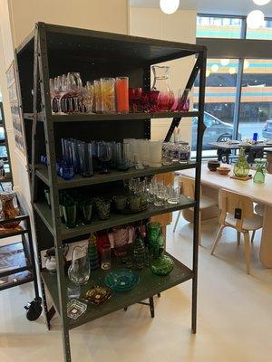 Glassware display