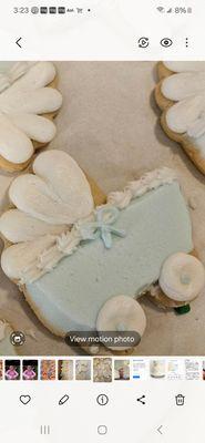 Sweet baby shower cookie