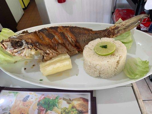 Jamaican fish and rice