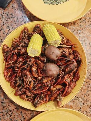 3-lb crawfish