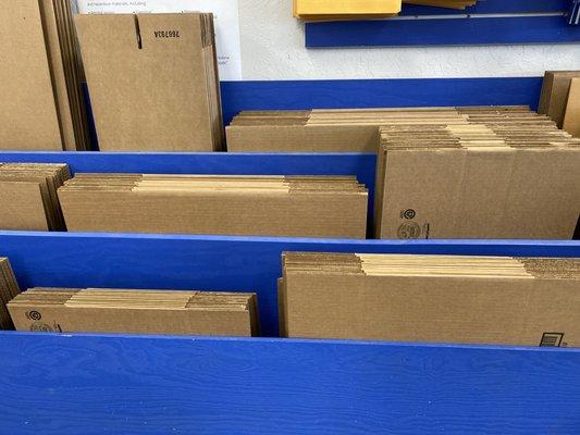 We have a variety of box sizes available!