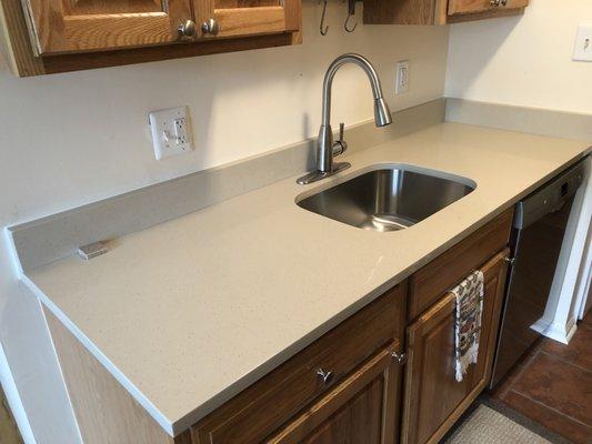 Kitchen countertop.