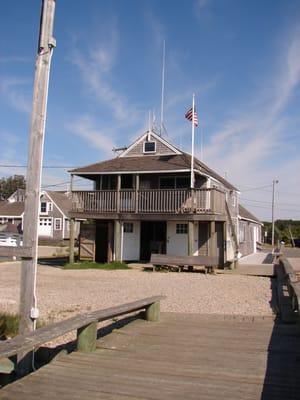 Harbormaster's Office (upper level) and Shellfish Upwelling Facility (lower level), Stage Harbor