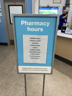 Pharmacy Hours