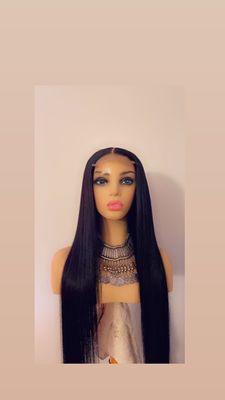 Lace closure wig