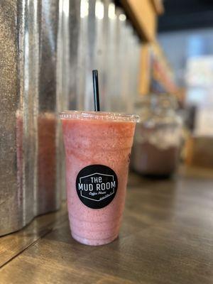 Huckleberry strawberry smoothie!