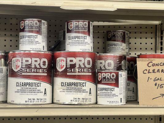 All sorts of paint supplies and accessories in our shop to finish your projects.