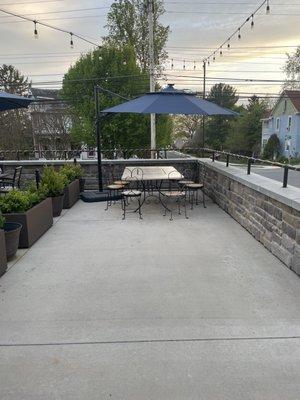 Outdoor seating