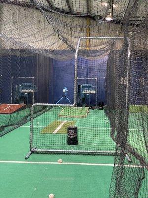 We are open for private lessons and individual cage rentals