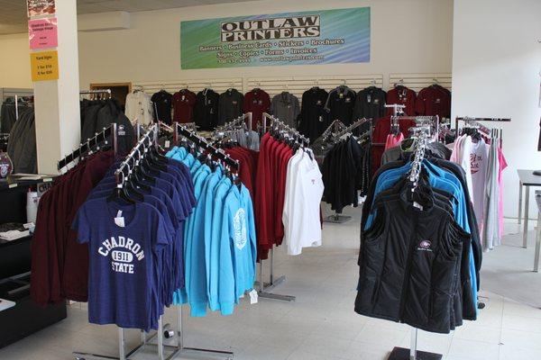 We have a variety of clothes in our showroom, come on down to check it out!