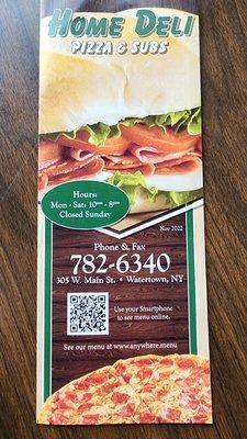 Home Deli- Pizza & Subs