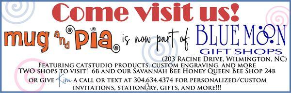 MUG and PIA has TWO (2) shops inside!  Don't forget to call for an appointment for personalized/custom items.  304.634.4374