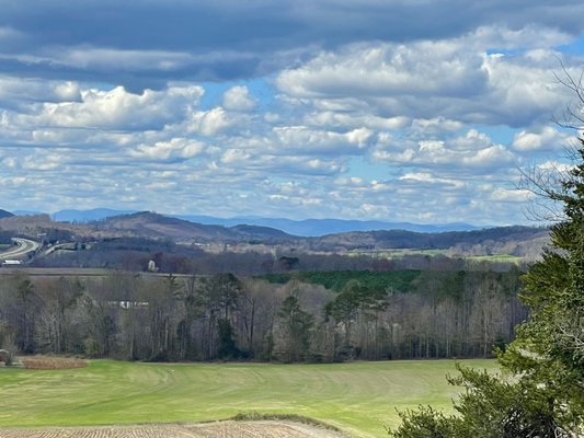 View from atop Scarlett Mountain.