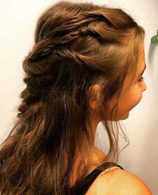 Beautiful braided style