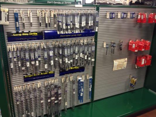 We have a wide Variety of Metal, Wood, Wood with Nails drill bits in Stock.