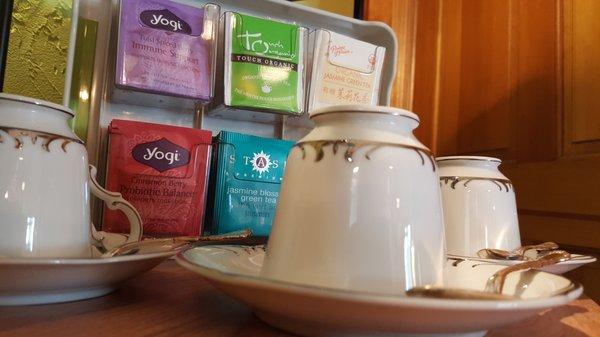 At Firefly Hollow you are greeted with one of our signature hot rice packs and offered complimentary Tea or water!