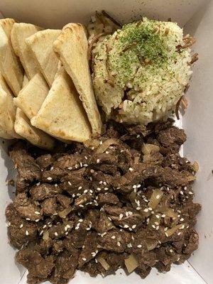 Sirloin Shawarma plate