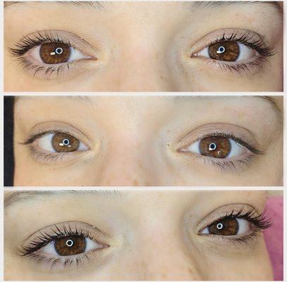 Eyelash lift & tint