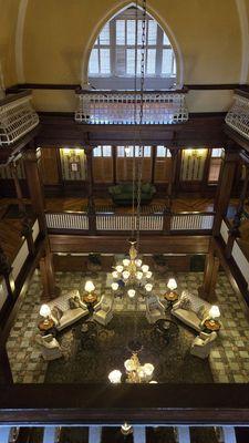 A view of the Grand Atrium from the third floor.