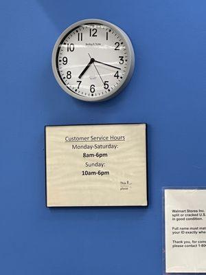 The store's open until 11PM but if you come after 6PM, you can't make a return or get customer service, ABSURDLY PATHETIC!!!