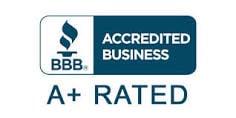 A+ Rating with the Better business bureau