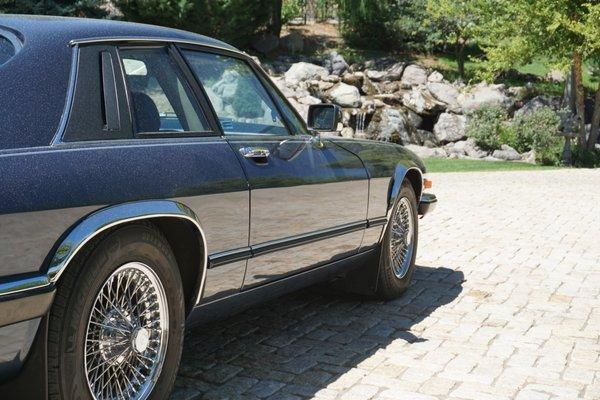 We can't wait to get this XJS looking sleek!  This beautiful Jag is getting our Wax and Polish, combined with the Precision Interior detail.