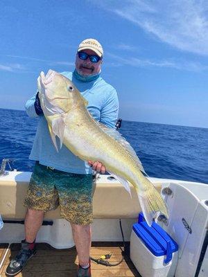 Golden Tilefish from our Deep Drop Trip