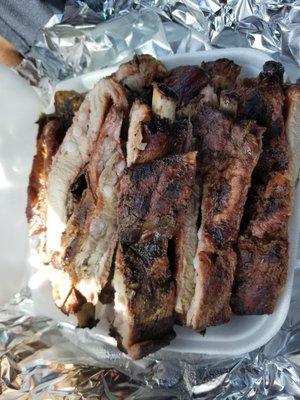 Whole slab of ribs - Best ribs in town!