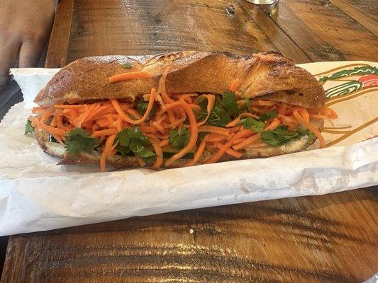 Pork belly banh mi