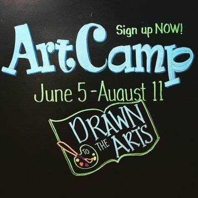 Summer ArtCamp is great for kids 6-12