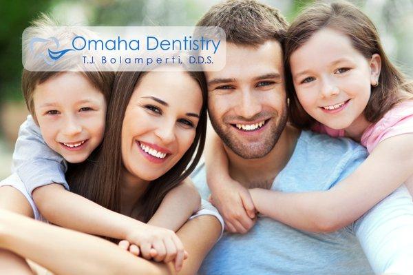 Omaha Dentistry - Dr. TJ (Ted) Bolamperti, offers dental services for the entire family.