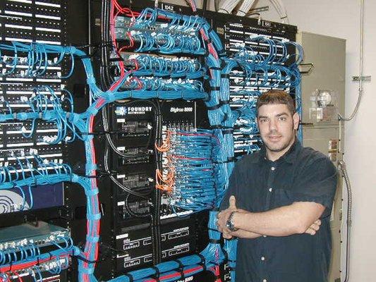 Me in the data center circa 2002.